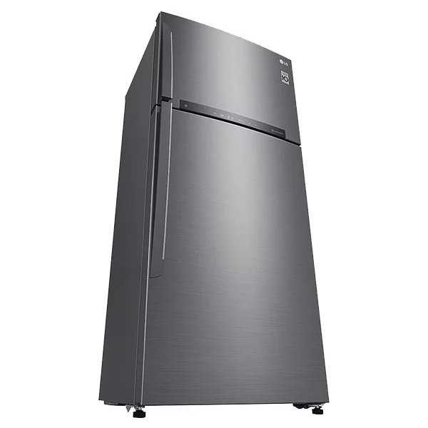Холодильник с верхней морозильной камерой широкий lg gn-h702hmhz