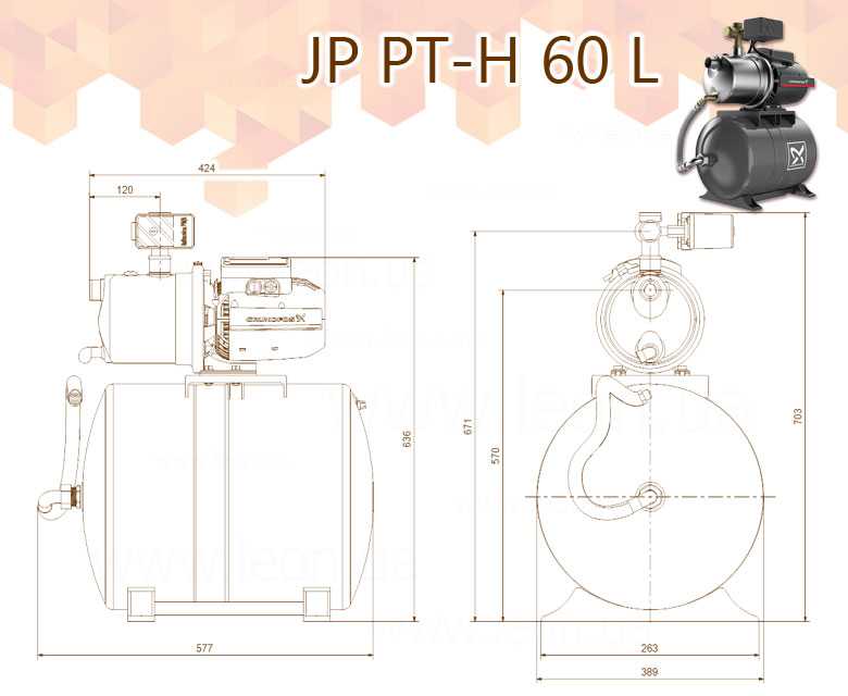 Grundfos JP 3-42 PT-H - короткий но максимально информативный обзор Для большего удобства добавлены характеристики отзывы и видео