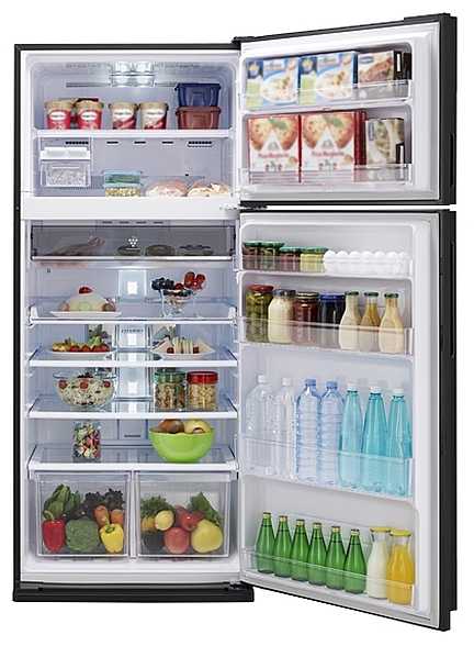 Холодильник с верхней морозильной камерой широкий sharp sj-xe59pmbe купить от 53195 руб в краснодаре, сравнить цены, отзывы, видео обзоры и характеристики