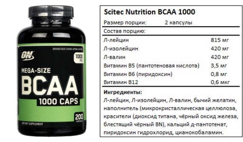 Pro bcaa от optimum nutrition