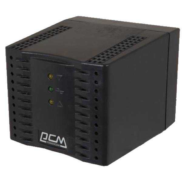 Стабилизатор напряжения powercom tca-3000 черный