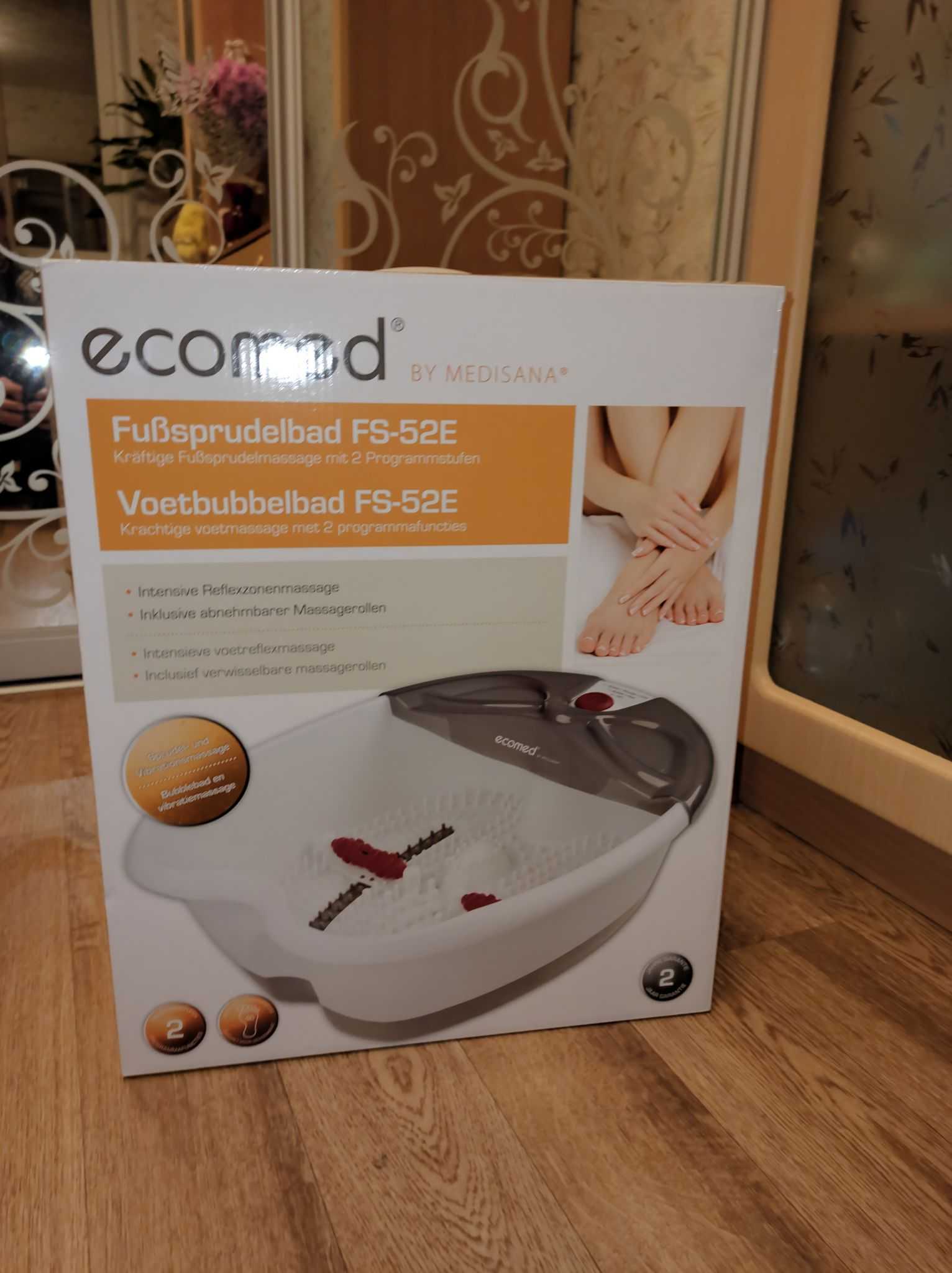 Гидромассажная ванночка medisana ecomed foot spa - купить | цены | обзоры и тесты | отзывы | параметры и характеристики | инструкция