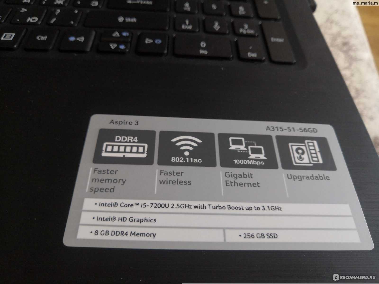 Ноутбук acer aspire 5560: технические характеристики, тестирование, отзывы