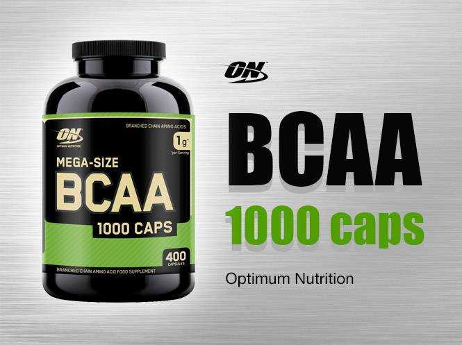 Mega size bcaa 1000 caps от optimum nutrition