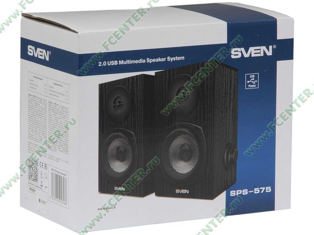 SVEN SPS-575 - короткий но максимально информативный обзор Для большего удобства добавлены характеристики отзывы и видео