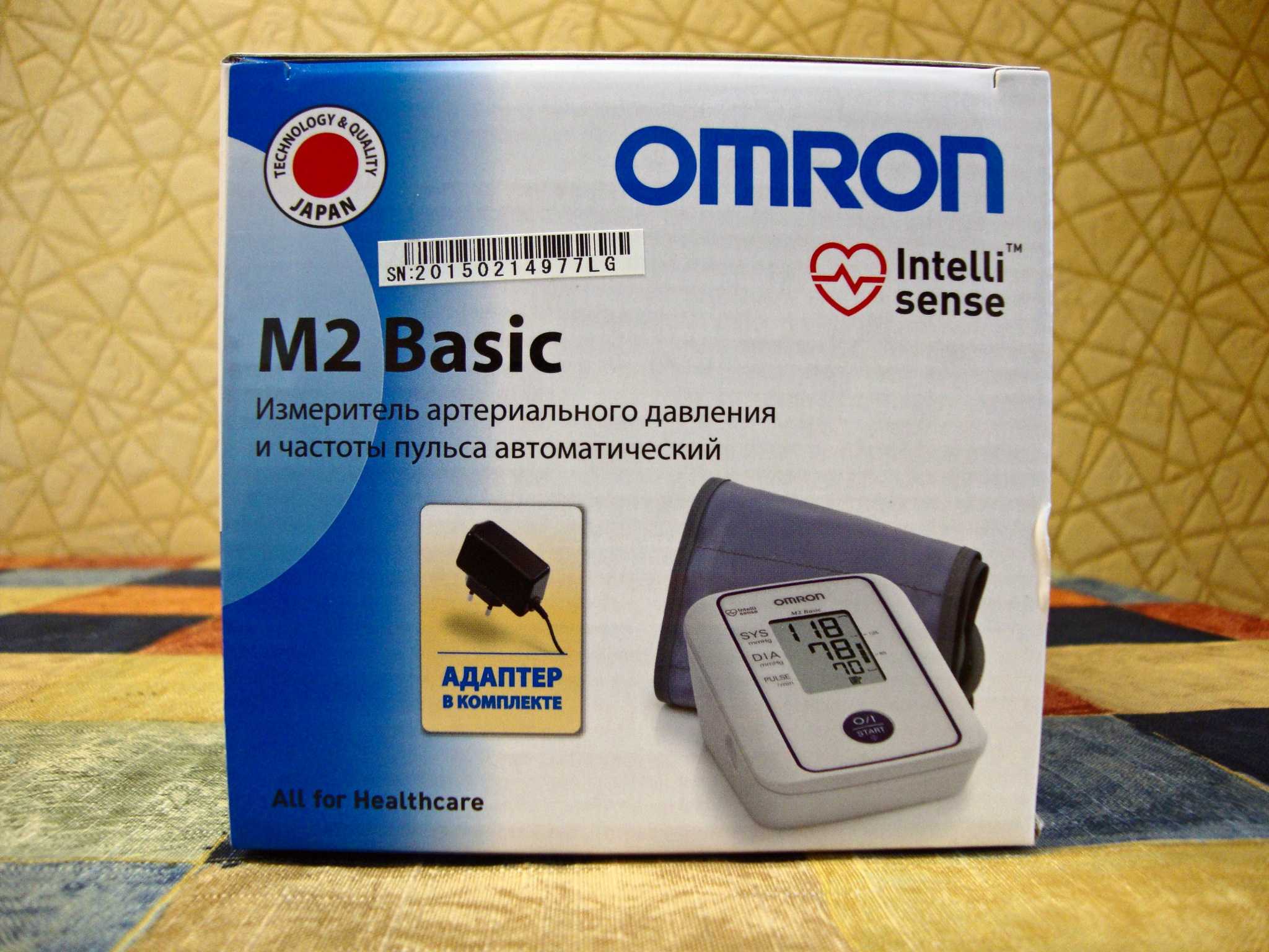 Тонометр omron m2 basic с адаптером: характеристики, обзор и фото