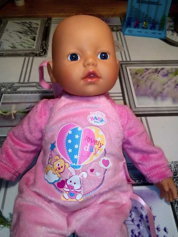 Интерактивная кукла baby born annabell