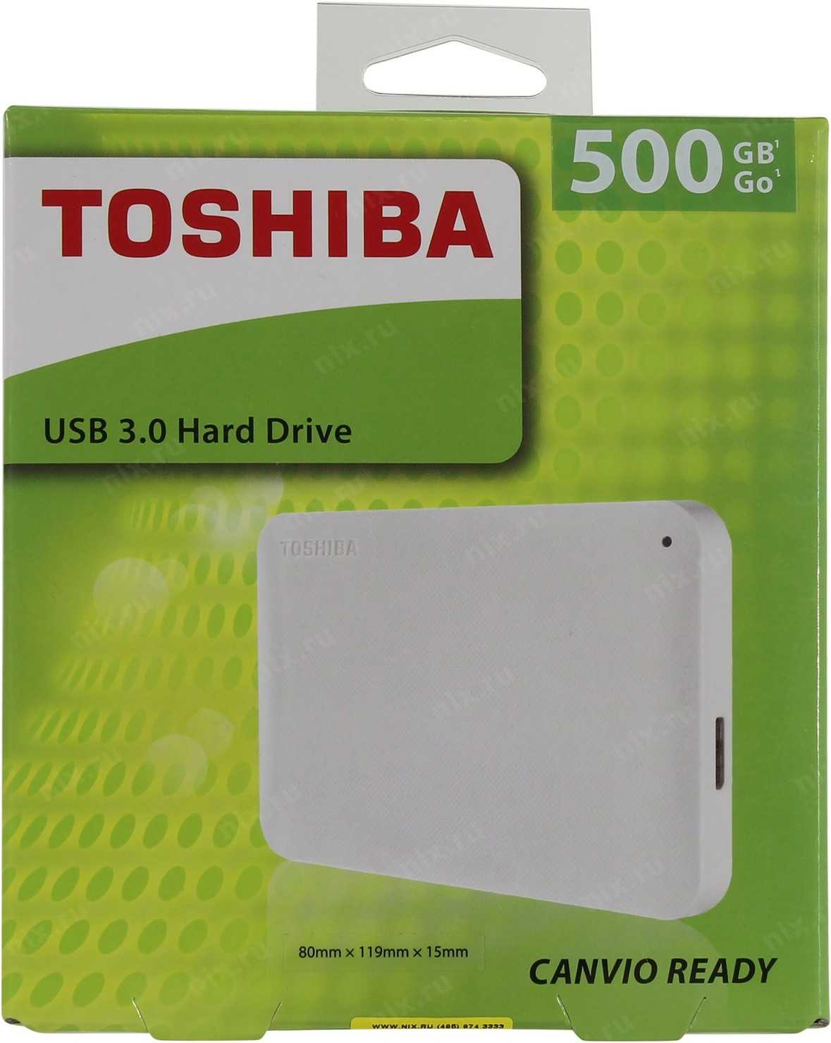 Toshiba Canvio Ready 500 ГБ - короткий но максимально информативный обзор Для большего удобства добавлены характеристики отзывы и видео
