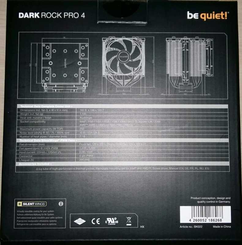 Тест и обзор: be quiet! dark rock pro 4 и dark rock 4 - два кулера нового поколения