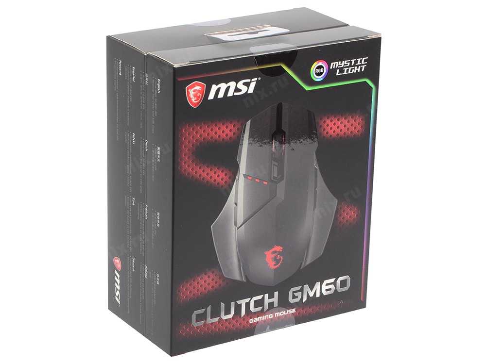 Купить по самой низкой цене с гарантией мышь беспроводная лазерная msi clutch gm70 gaming mouse в planeta comp