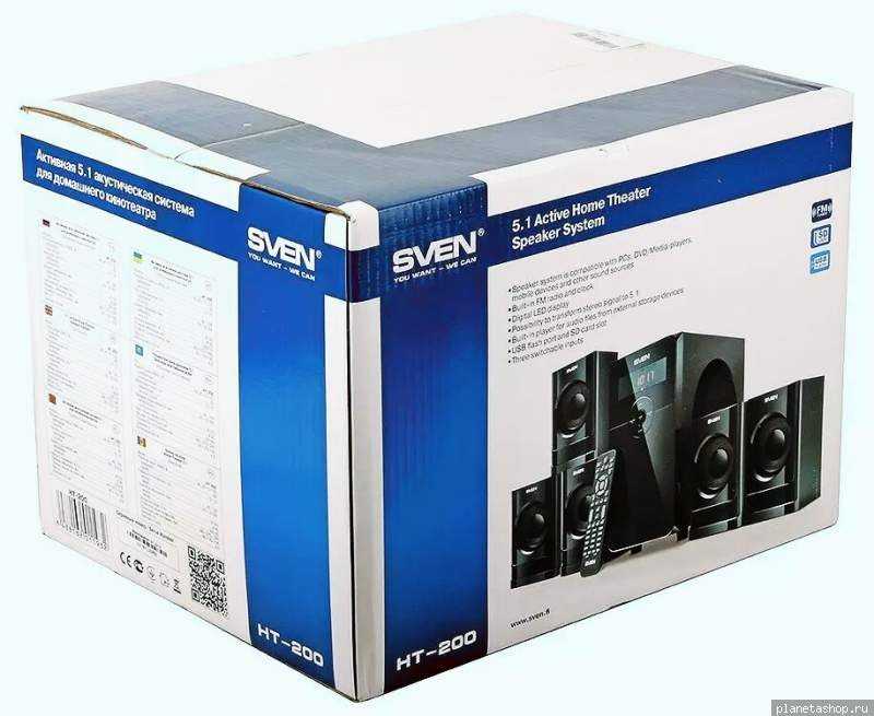 Компьютерные колонки sven ht-200 black купить за 5139 руб в екатеринбурге, отзывы, видео обзоры