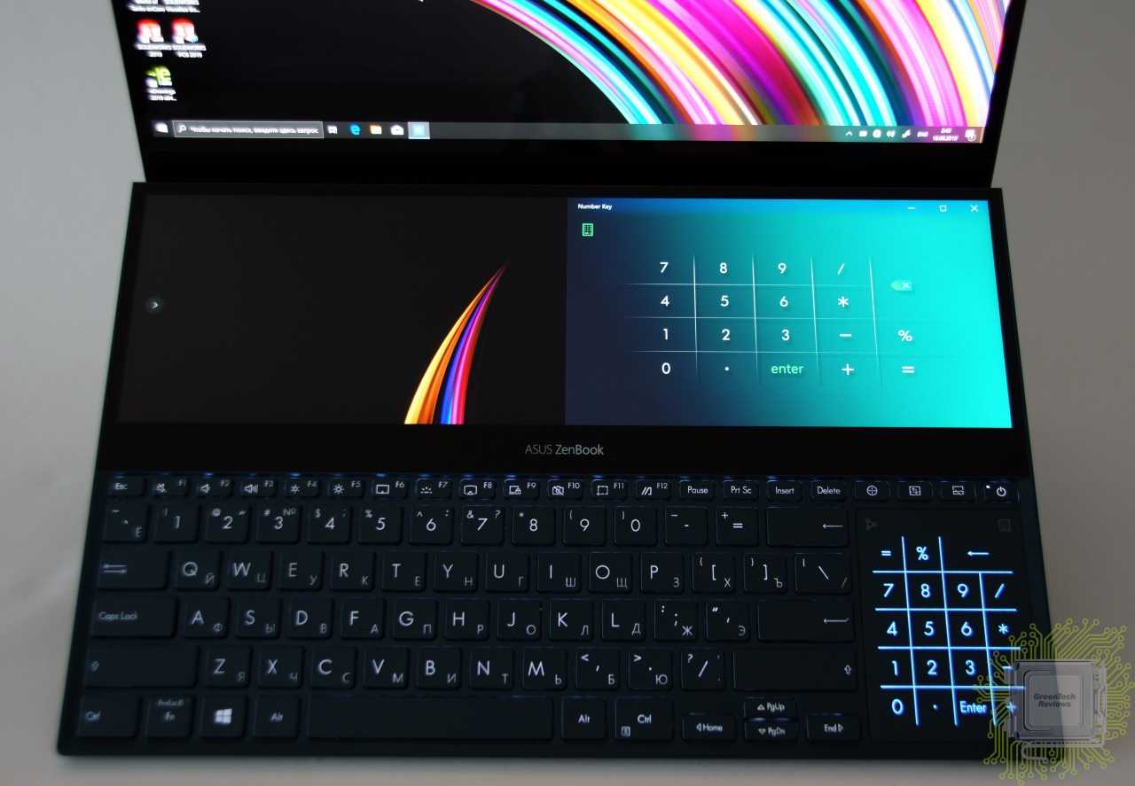 Обзор ноутбука с двумя экранами asus zenbook pro duo ux581gv