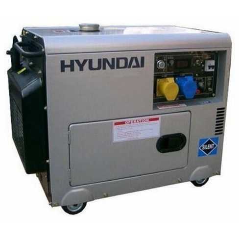 Дизельный генератор hyundai dhy6000se-3