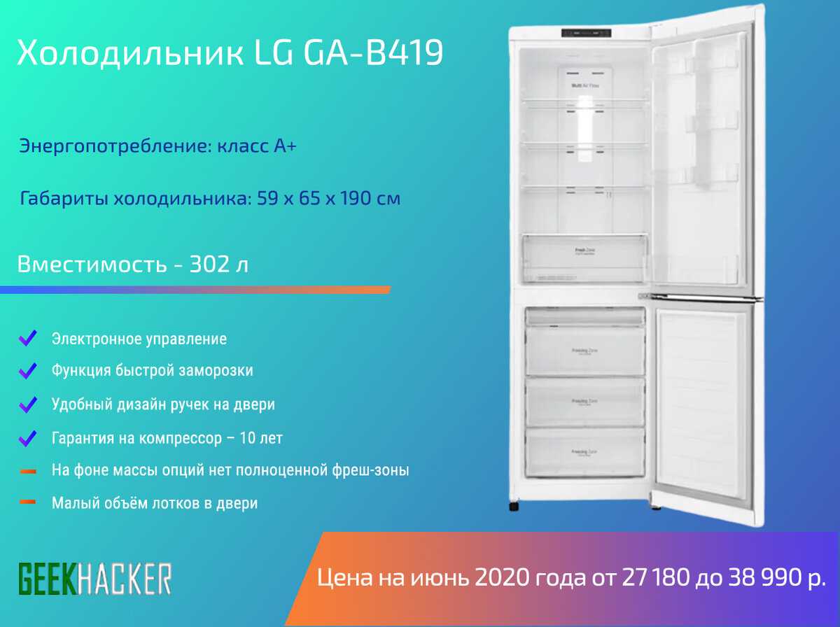 Обзор лучших моделей холодильников lg ноуфрост ga-b419 sqql, lg ga-b489 tgbm, lg gr-m802 hmhm, lg gr-m802 hehm, lg ga-b489 tgrf