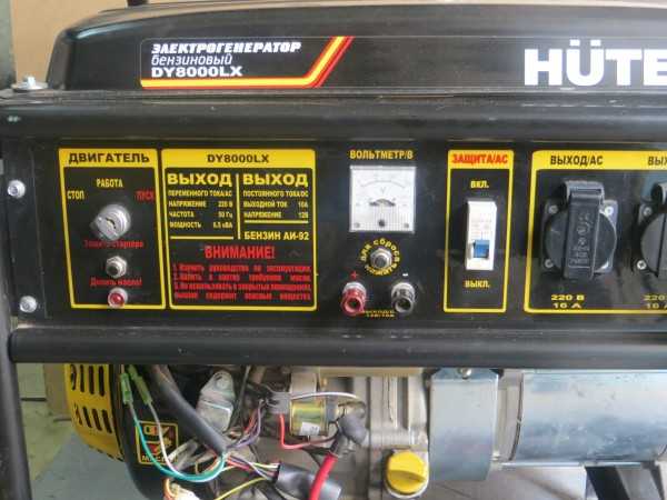 Бензиновый генератор huter dy8000l