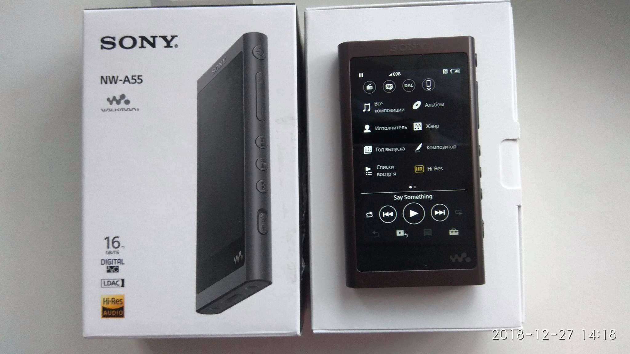 Sony NW-A55HN - короткий но максимально информативный обзор Для большего удобства добавлены характеристики отзывы и видео