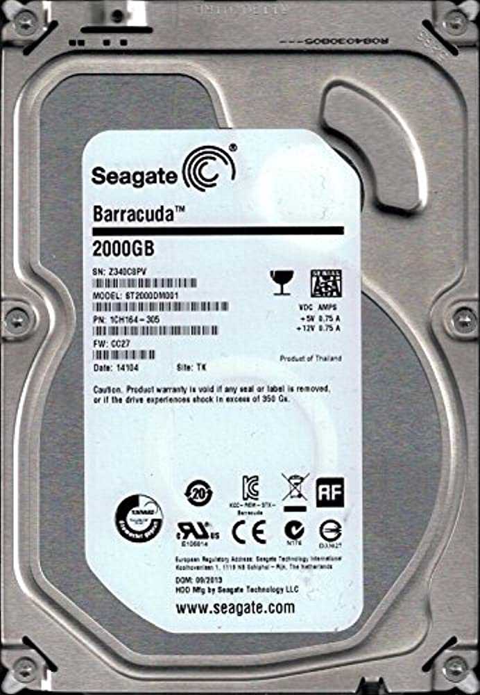 Жесткий диск seagate barracuda 2 тб st2000dm005 sata — купить в городе махачкала