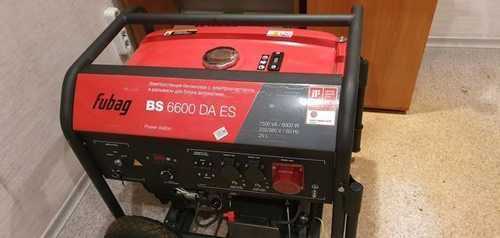 Бензиновый генератор fubag bs 6600 da es