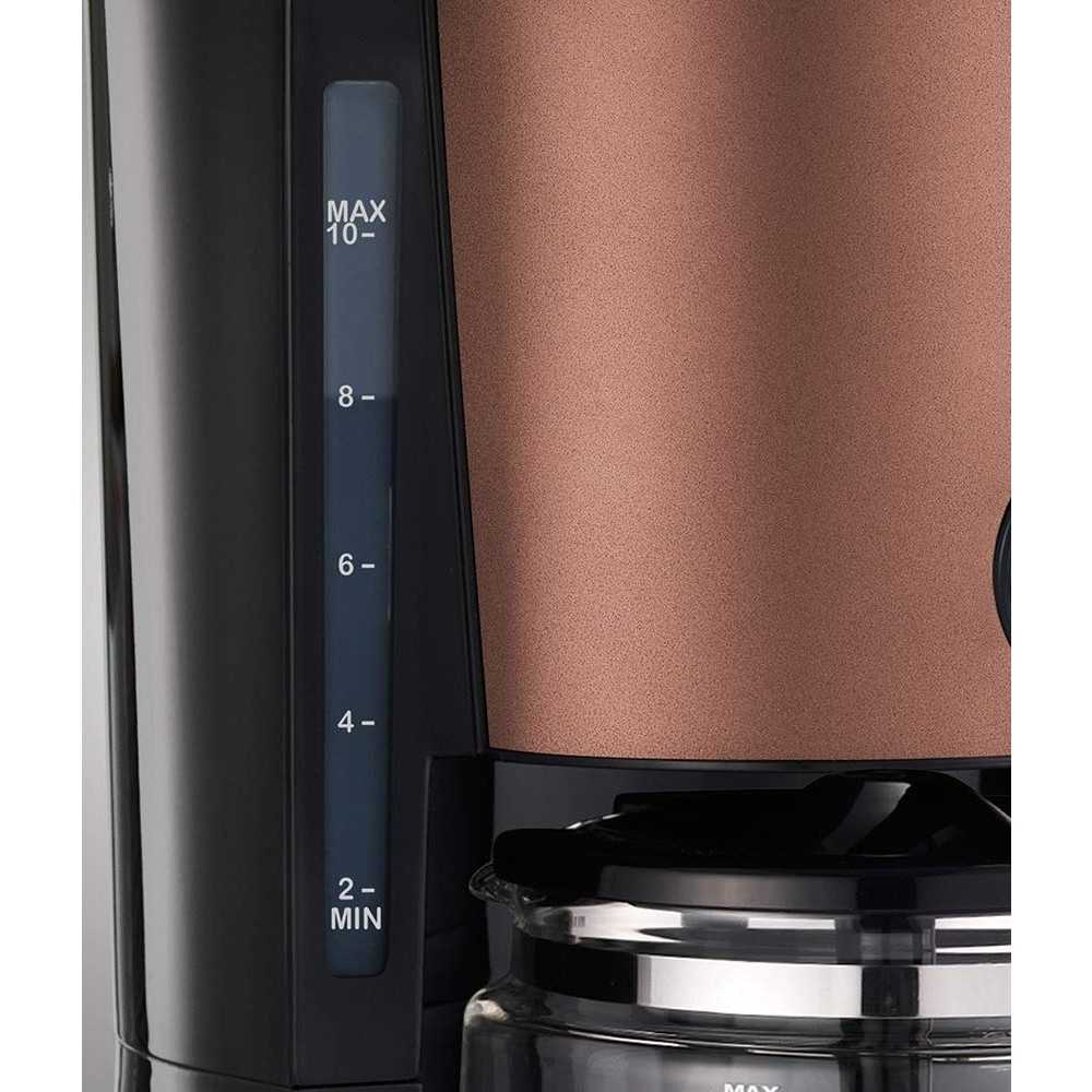 Evoke Platinum (162525EE) – яркая капельная кофеварка от компании Morphy Richards имеющая металлический корпус регулятор крепости кофе и таймер Благодаря функции