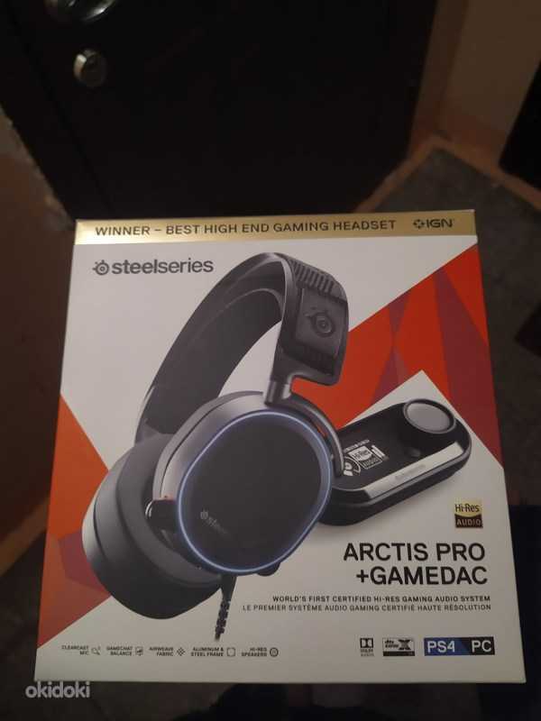 Arctis pro + gamedac
 
 high fidelity audio comes to gaming for the first time