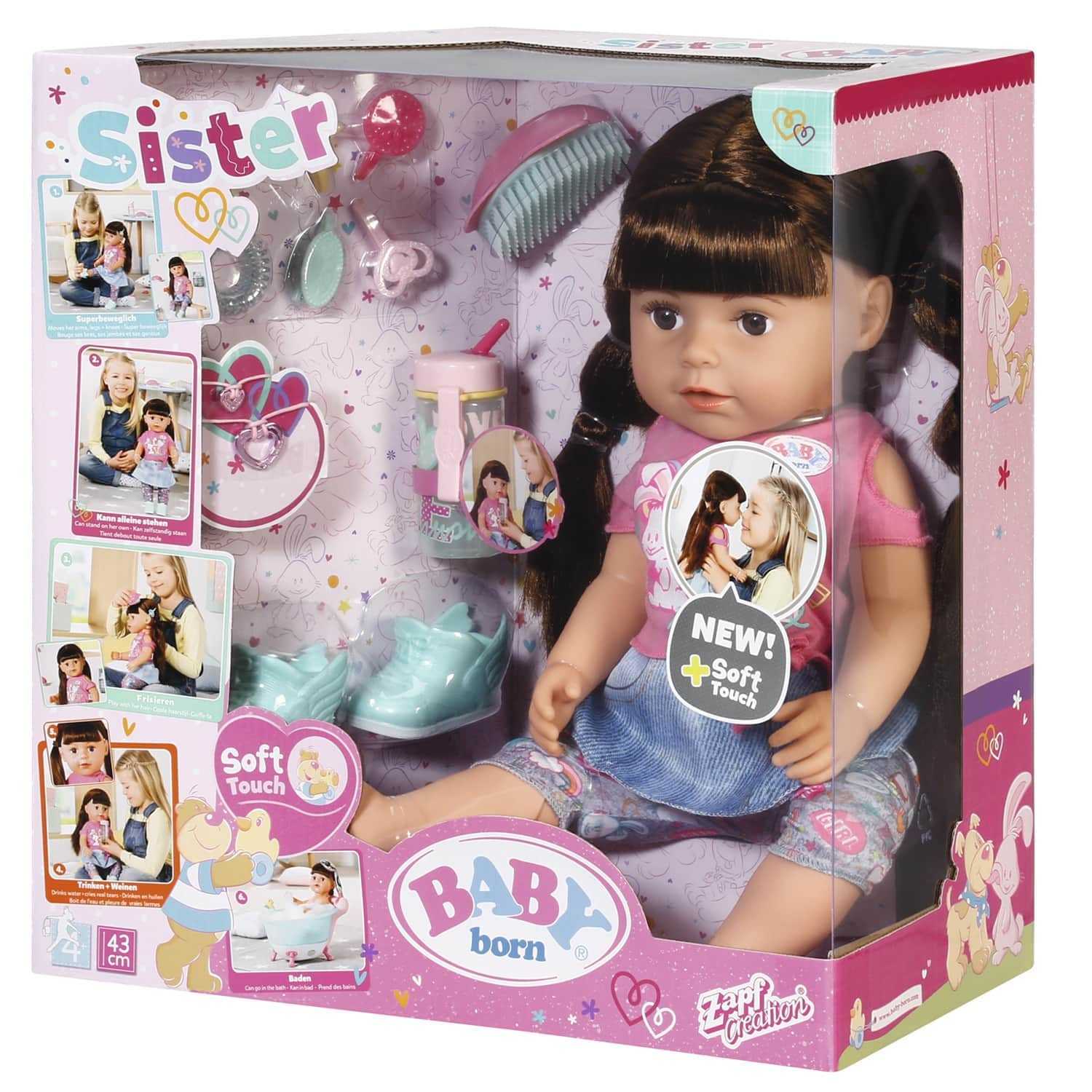 Интерактивная кукла Baby Born Annabell - короткий но максимально информативный обзор Для большего удобства добавлены характеристики отзывы и видео