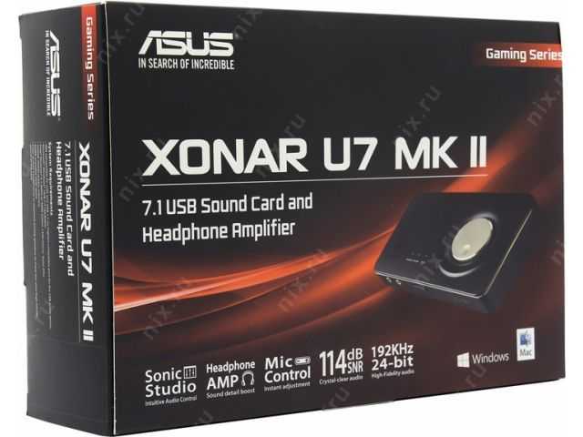 Компания asus представляет новую компактную 7.1-канальную звуковую карту asus xonar u7 mkii