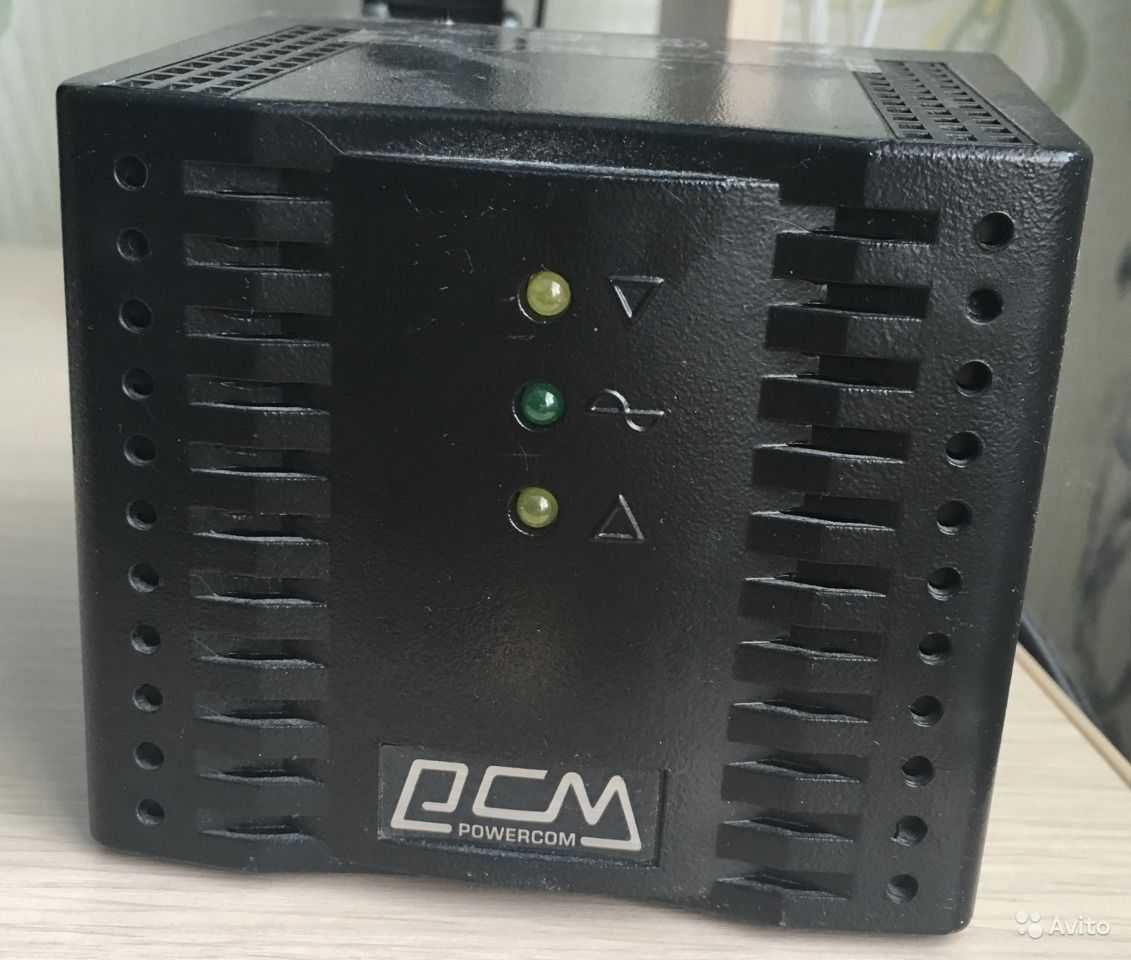 Стабилизатор напряжения powercom tca-2000 black