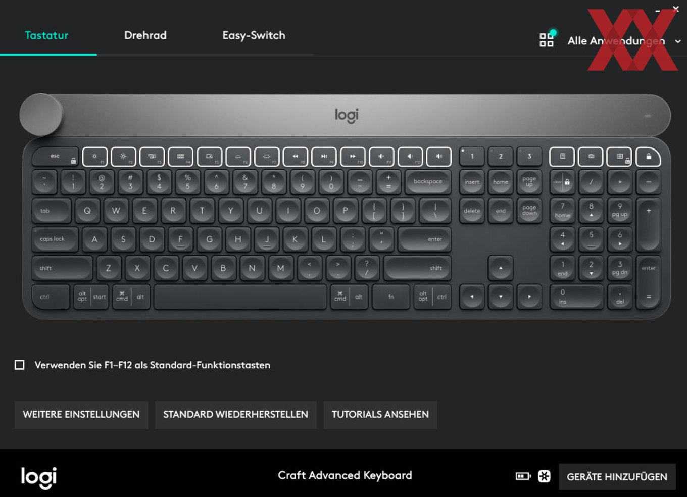 Logitech Craft Advanced keyboard Grey Bluetooth - короткий но максимально информативный обзор Для большего удобства добавлены характеристики отзывы и видео