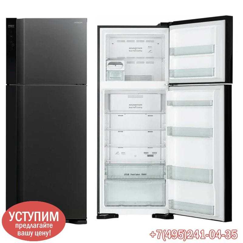 Холодильник hitachi r-vg542pu3ggr