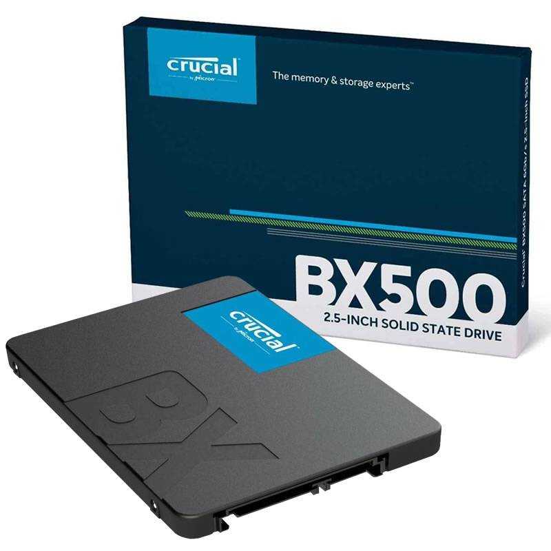 Ssd диск crucial bx500 480 гб ct480bx500ssd1 sata — купить, цена и характеристики, отзывы