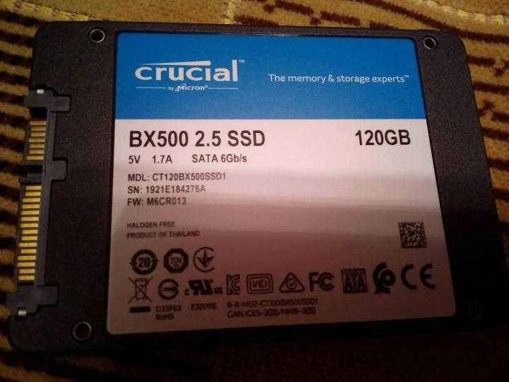 Crucial ct480bx500ssd1