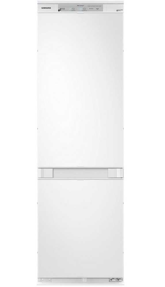 Встраиваемый двухкамерный холодильник samsung brb260030ww wt с технологией all-around cooling